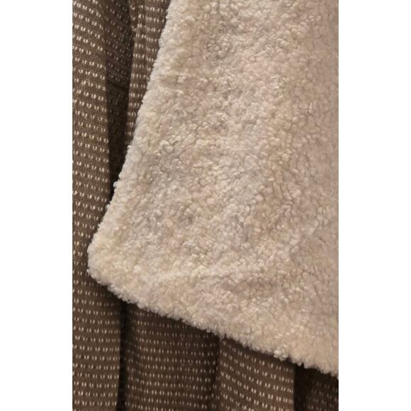 Jack by BB Dakota Faux Shearling Open Front Cardigan – Size Small - Picture 3 of 4